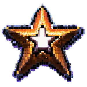 Digital Pixel Star Picture Png Ila77 PNG image