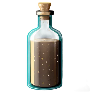 Digital Potion Bottle PNG 06132024