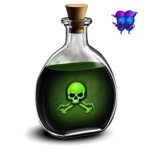 Digital Potion Bottle PNG 37