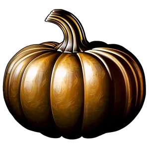 Digital Pumpkin Silhouette PNG 06292024