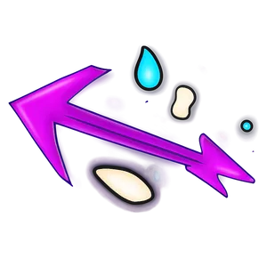 Digital Purple Arrow PNG 06272024