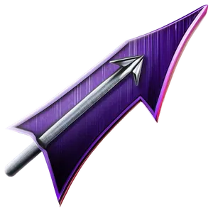 Digital Purple Arrow PNG 84