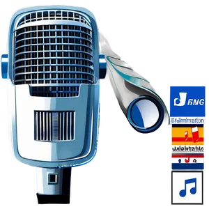Digital Radio Microphone PNG Yrh