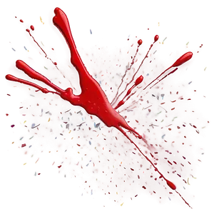Digital Red Splatter Artwork PNG Jsb18 PNG