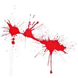 Digital Red Splatter Artwork PNG Pwg PNG