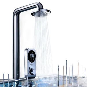Digital Shower Temperature Control PNG 2 PNG