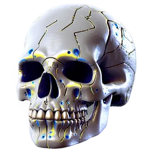 Digital Skull Face Creation PNG 66