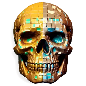 Digital Skull Face Creation PNG Ejs PNG