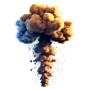 Digital Smoke Explosion Artwork Png 06272024 PNG image