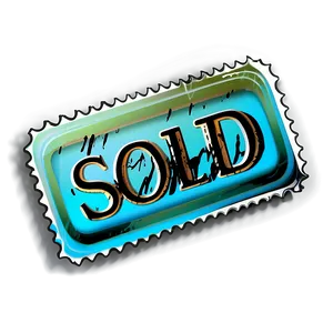 Digital Sold Stamp Png 94 PNG image