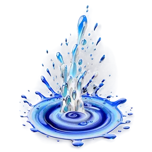 Digital Splash Effect PNG 83