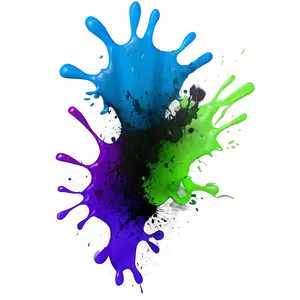 Digital Splatter Art Png 05042024 PNG image