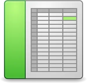 Digital Spreadsheet Icon PNG image