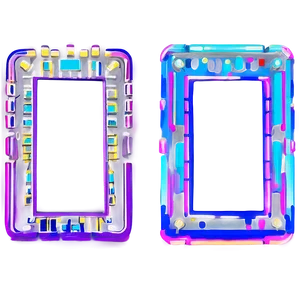 Digital Square Outline PNG Jfj