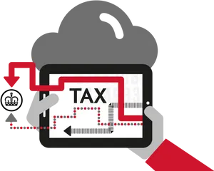 Digital Tax Management Concept