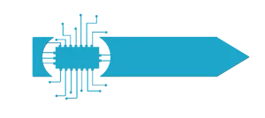 Digital Technology Arrow Concept