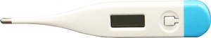 Digital Thermometer Isolated