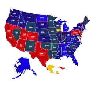 Digital Usa Map PNG 05252024 PNG