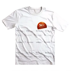 Digital White T-shirt Mockup PNG Yne33 PNG