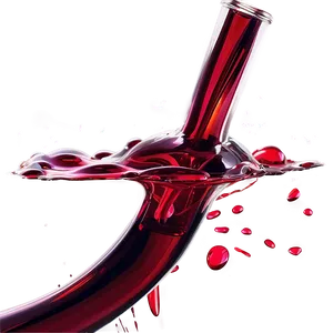 Digital Wine Splash PNG Rch38 PNG
