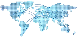 Digital World Connectivity Map