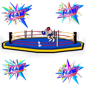 Digital Wrestling Ring Drawing PNG 65 PNG