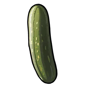Dill Pickle Cartoon PNG Wrf56 PNG