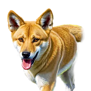 Dingo Illustration Png 82 PNG image