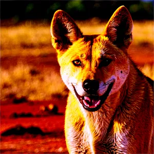 Dingo In Australian Outback PNG 9