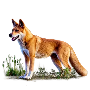 Dingo In Sunset Png 31 PNG image