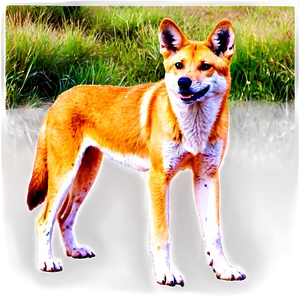 Dingo In Wild Landscape Png 06202024 PNG image