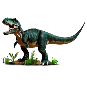 Dino In Jungle Scene Png 74 PNG image