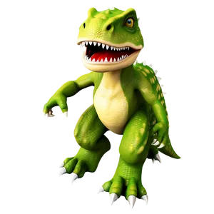 Dino In Jungle Scene PNG Que77 PNG
