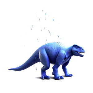 Dino In The Rain PNG 18