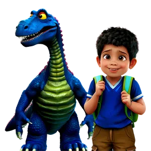 Dino School Kids Png Ywk PNG image