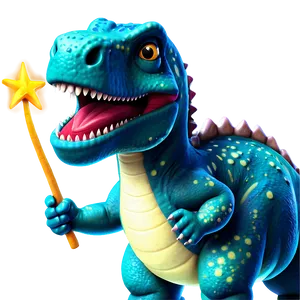 Dino With Magic Wand PNG 28 PNG