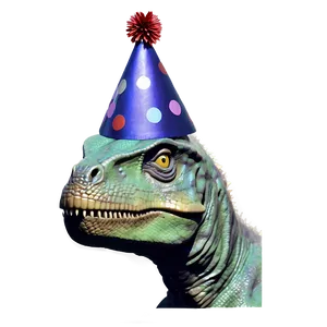 Dino With Party Hat Png Gwa PNG image