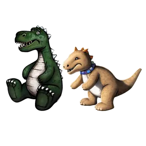 Dino With Teddy Bear PNG Gyh41 PNG