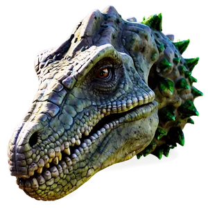 Dinosaur Head In Nature PNG Roi