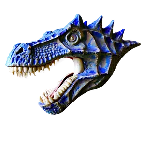 Dinosaur Head Sculpture PNG 06292024
