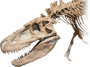 Dinosaur Skeleton Head PNG image