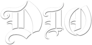 Dio_ Band_ Logo_ Black_and_ White PNG image