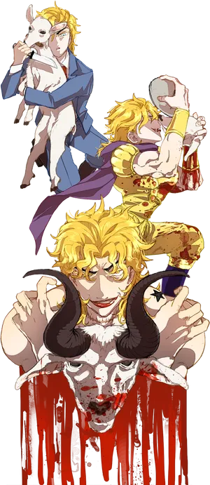 Dio Brando Evolution Jo Jos Bizarre Adventure PNG image