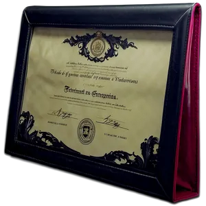 Diploma In Leather Case Png 05252024 PNG image