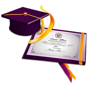 Diploma On Desk Png Kua96 PNG image