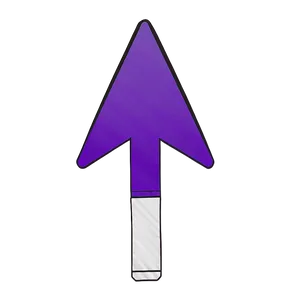 Directional Purple Arrow PNG Wpj