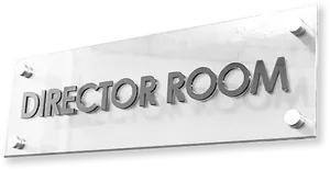 Director Room Signboard PNG image