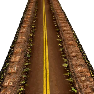 Dirt Road Png 05032024 PNG image