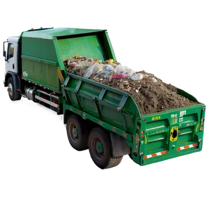 Dirty Garbage Truck Png 06202024 PNG image