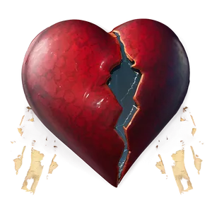 Disappointed Broken Heart Emoji PNG Eau PNG